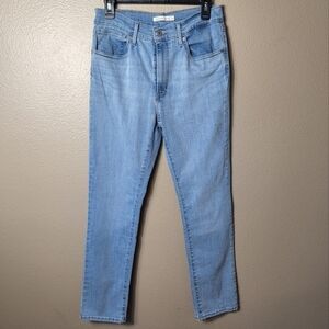 Levi's Womens 724 Light Wash High Rise Straight Jeans-Size 30